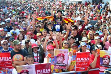 "Furia Bolivariana": Großdemonstration in Caracas am Mittwoch gegen Umsturzpläne und Interventionismus "Furia Bolivariana": Großdemonstration in Caracas am Mittwoch gegen Umsturzpläne und Interventionismus