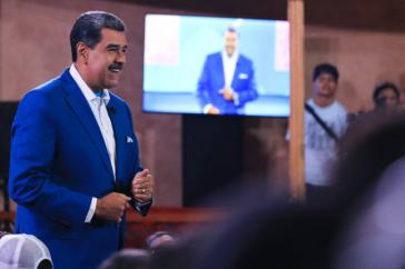 Maduro in seiner TV-Sendung  am Montag