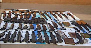 In Mexiko beschlagnahmte Waffen, darunter auch solche aus der "Operation Fast and Furious"