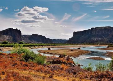 Wie hier in Chubut wurden extrem niedrige Temperaturen gemessen