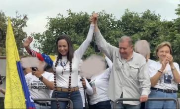 Im Februar bezeichnete Machado "das Regime Maduros" als "eine Bedrohung für die Sicherheit der USA und der Hemisphäre"