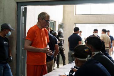 Ex-Vizepräsident Jorge Glas im Hochsicherheitsgefängnis "El Encuentro" Ex-Vizepräsident Jorge Glas im Hochsicherheitsgefängnis "El Encuentro"