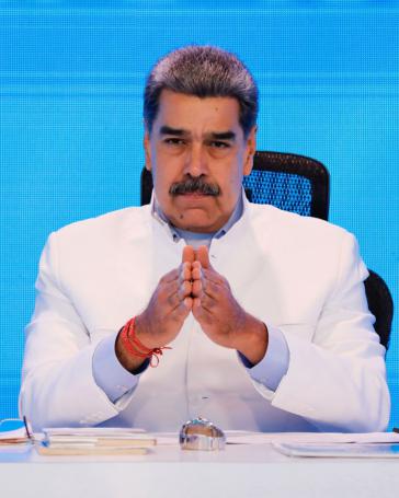 Venezuelas Präsident Nicolás Maduro will die Wirtschaftsbeziehungen zum Nachbarland Kolumbien ausbauen Venezuelas Präsident Nicolás Maduro will die Wirtschaftsbeziehungen zum Nachbarland Kolumbien ausbauen