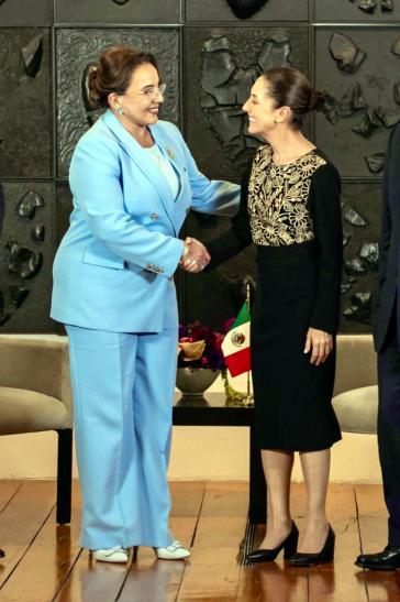 Xiomara Castro (li) und Claudia Sheinbaum werden am neunten Celac-Gipfel teilnehmen