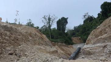 Der Bau der Autobahn in Chiapas ist umstritten Der Bau der Autobahn in Chiapas ist umstritten