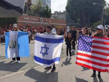 Demonstration am vergangenen Samstag in Guatemala-Stadt zum Gründungstag Israels Demonstration am vergangenen Samstag in Guatemala-Stadt zum Gründungstag Israels