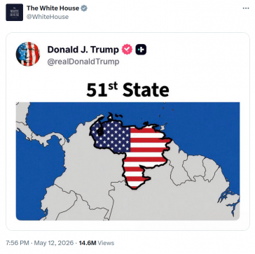 Trumps Beitrag, welcher auch vom Account des Weißen Haus weiterverbreitet wurde