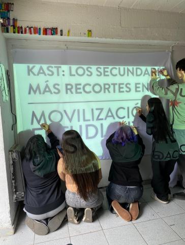 Schüler:innen bereiteten die Proteste am 26.3. vor Schüler:innen bereiteten die Proteste am 26.3. vor