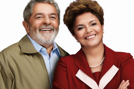 Lula und Dilma Rousseff