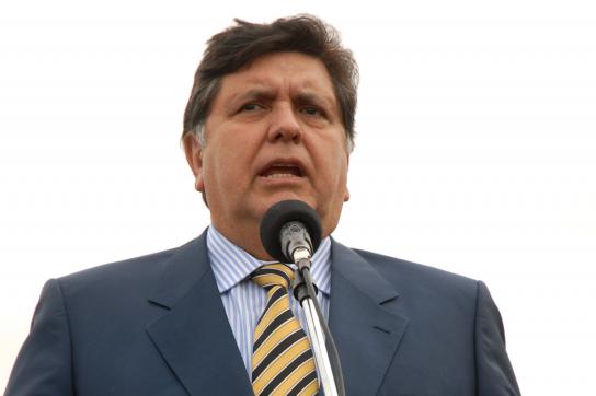 Der peruanische Präsident Alan García: Keine Atomkraft in 100 Jahren Der peruanische Präsident Alan García