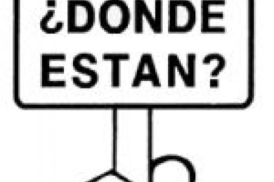 "Wo sind sie?" Logo der Angehörigengruppe AFDD