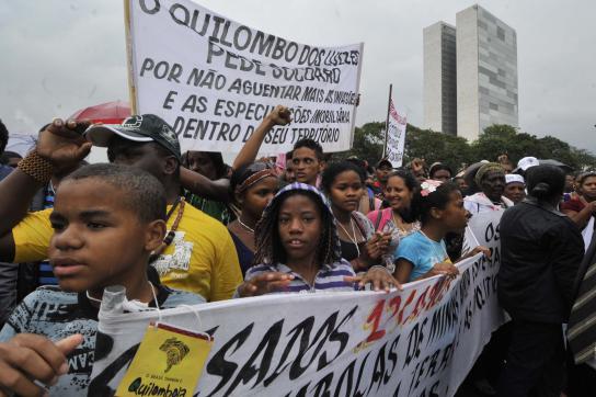 Quilombola-Protest Brasília