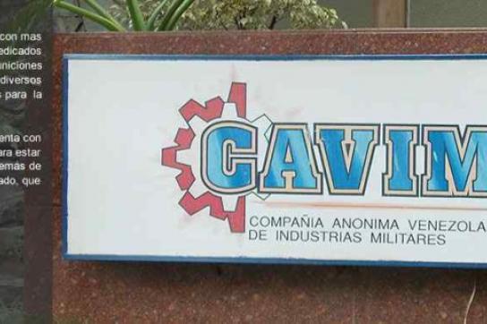Die staatliche Waffenfabrik CAVIM fällt unter US-Sanktionen