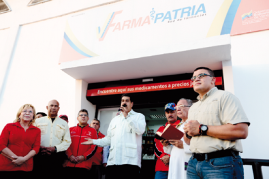 Vizepräsident Maduro am Mittwoch in Barquisimeto