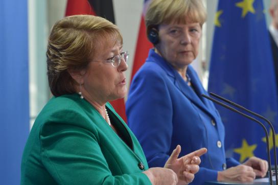 Erhofft sich mehr deutsche Investitionen im Energie- und Bergbausektor: Präsidentin Bachelet