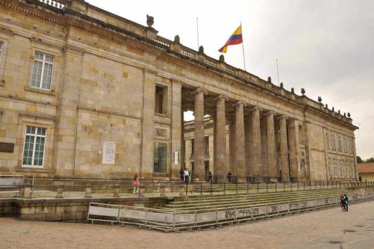 Das Kongressgebäude in Bogotá