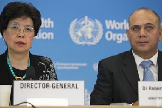 WHO-Chefin Chan und Kubas Gesundheitsminister Morales