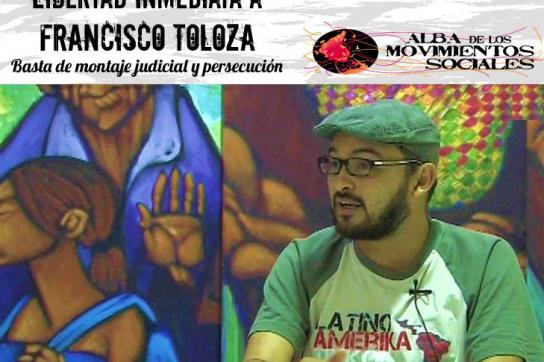 Verhaftetes Vorstandsmidglied der Marcha Patriotica, Francisco Toloza