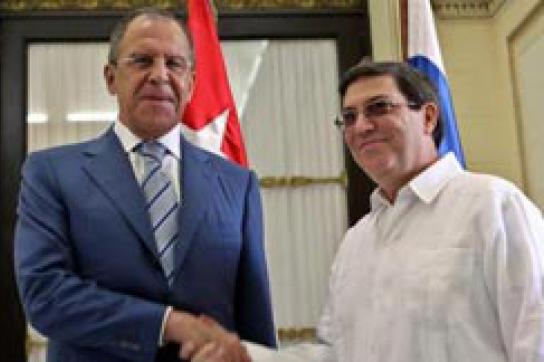 Außenminister von Russland, Kuba: Lawrow, Rodríguez