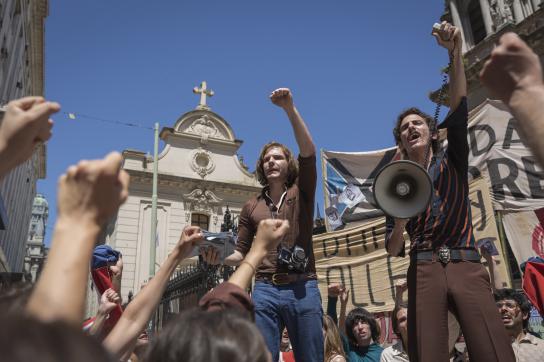 Vor dem Putsch – Szene aus dem Film "Colonia Dignidad" Vor dem Putsch – Szene aus dem Film "Colonia Dignidad"