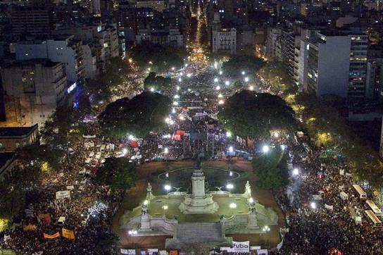 Zehntausende demonstrierten am 3. Juni allein in Buenos Aires gegen die Gewalt an Frauen