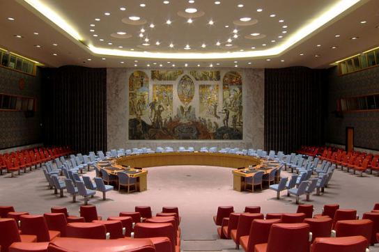 Sitzungssaal des UN-Sicherheitsrates in New York