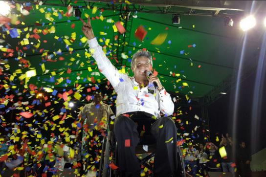 Wahlsieger Lenín Moreno, der neue Präsident von Ecuador
