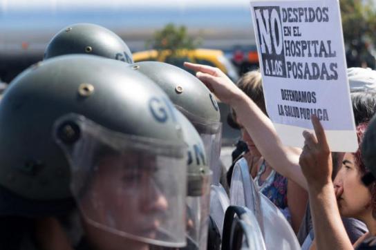 Proteste gegen Entlassungen in Argentinien