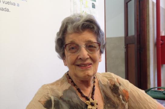 Delia Giovanola, hier auf einem Foto von 2015 im Casa por el Derecho a la Identidad