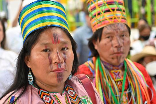 Vertriebene des indigenen Emberá-Volkes sollen ihn ihre Territorien zurückkehren können