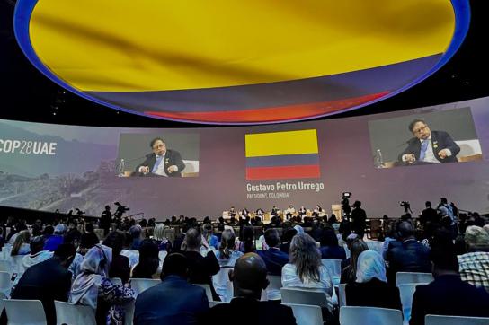 Präsident Gustavo Petro: Der "Konsum der reichsten Bevölkerungsschicht der Menschheit" bringe das Leben auf der Erde "an den Rand des Aussterbens"
