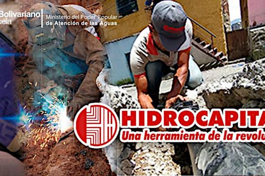 Verbreitet immer nur gute Nachrichten: Hidrocapital, das staatliche Wasserunternehmen