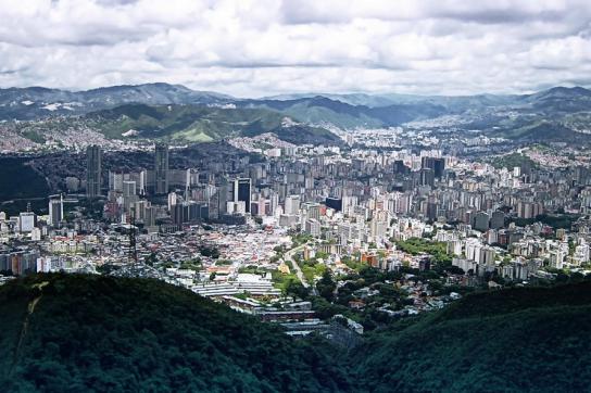 Venezuelas Hauptstadt Caracas war Zentrum der Proteste nach der Wahl