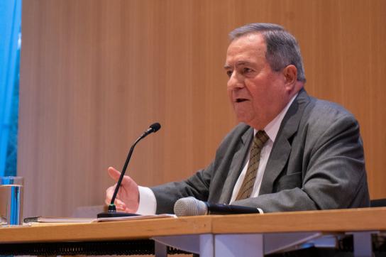Carlos Argüello vertritt Nicaragua bei der Klage vor dem IGH gegen die BRD