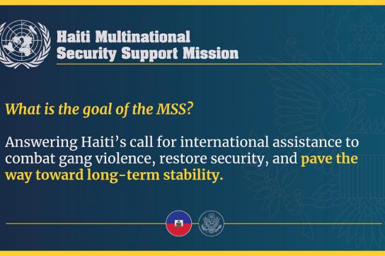 Die Erzählung des US-Außenministeriums: "Haiti" hat um die internationale bewaffnete Intervention gebeten