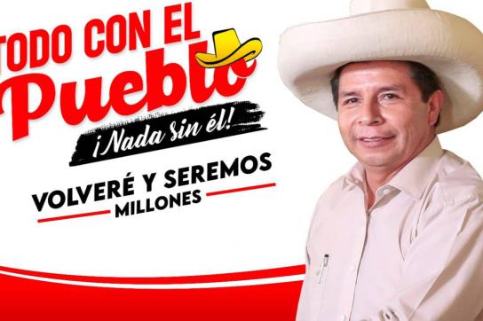 Pedro Castillo kündigt sein politisches Comeback in Peru auf X an Pedro Castille plant neue Kandidatur