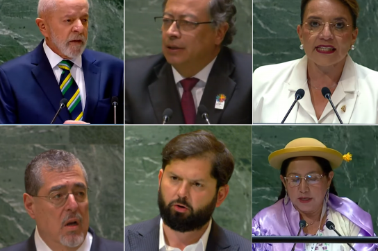 Oben links Lula da Silva: "Die Demokratie befindet sich in ihrem kritischsten Moment seit dem Zweiten Weltkrieg" (Screenschots Collage)