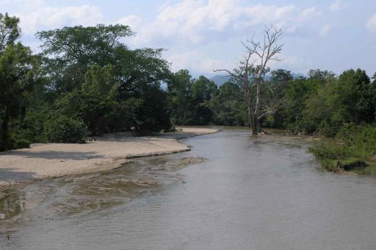 Der Aguán-Fluss in Honduras