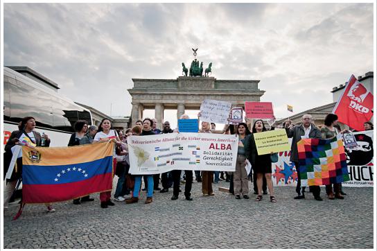 Unterstützung gibt es aus vielen anderen Ländern für Venezuela