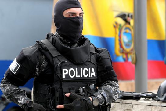Die Polizei ging in Ecuador gewaltsam gegen Demonstrationen vor
