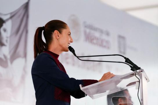 Claudia Sheinbaum protestiert energisch gegen die Abschiebungen von Mexikanern nach Mittelamerika