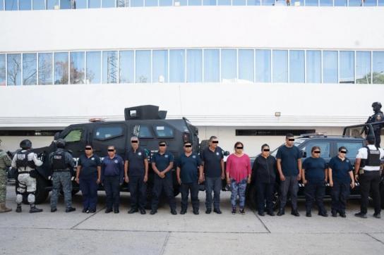 11 Polizisten wird in Chiapas Zusammenarbeit mit der organisierten Kriminalität vorgeworfen.