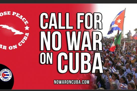 In den USA verstärken sich die Aktivitäten gegen die Blockade und gegen die Kriegsdrohungen gegenüber Kuba