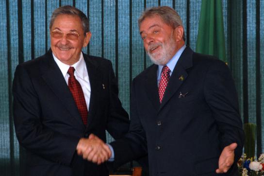 Raúl Castro und Luiz Inácio "Lula" da Silva (Archivbild) "Wir bedauern es sehr"