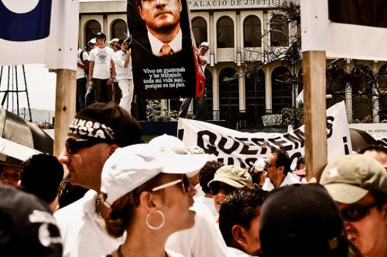 Nach dem Mord: Protest gegen die Regierung von Colón Neue Hinweise auf Kampagne gegen Alvaro Colón